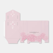 女子の第一聖餐式またはバプテスマ派の好意ボックス フェイバーボックス (折り畳みなし)