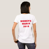 女子の行進 Tシャツ (裏面フル)