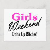 女子の週末 ポストカード (正面)