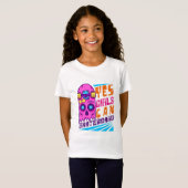 女子もスケボーできます スケートボード スケボー  Tシャツ (正面フル)