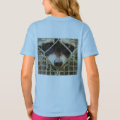 女子アメリカンフットボールシャツ RACCON Tシャツ (裏面)
