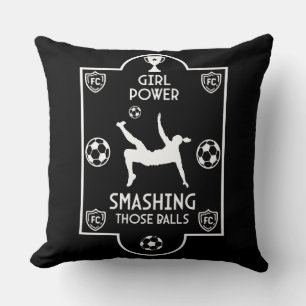 女子イギリスのサッカー クッション