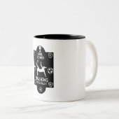 女子イギリスイギリスサッカー ツートーンマグカップ (正面右)