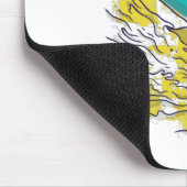 女子ウォーターポロ選手 マウスパッド (コーナー)