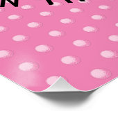 女子エレガントゴルファーデザイン ポスター (コーナー)