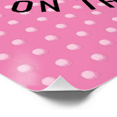 女子エレガントゴルファーデザイン ポスター (コーナー)