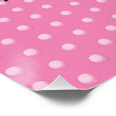 女子エレガントゴルファーデザイン ポスター (コーナー)