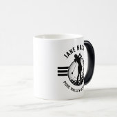 女子エレガントゴルファーデザイン モーフィングマグカップ (正面右)