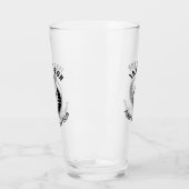 女子エレガントゴルファーモノグラムデザイン タンブラーグラス (左)