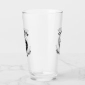 女子エレガントゴルファーモノグラムデザイン タンブラーグラス (右)