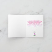 女子エレガントゴルフパーティーカート母の日 カード (内部)