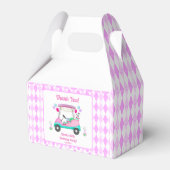 女子エレガントゴルフパーティーカート誕生日 フェイバーボックス (正面サイド)