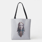 女子エレガントトートバッグスタイリッシュ&モダンショッピング トートバッグ (裏面)