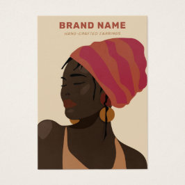 女子エレガントフェミニンジュエリー表示カード