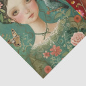 女子エレガントフローラカラフルデカップコラージュ 薄葉紙 (詳細)