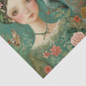 女子エレガントフローラカラフルデカップコラージュ 薄葉紙 (詳細)