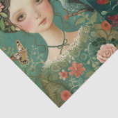 女子エレガントフローラカラフルデカップコラージュ 薄葉紙 (詳細)