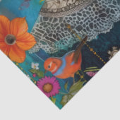 女子エレガントフローラカラフルデカップコラージュ 薄葉紙 (詳細)