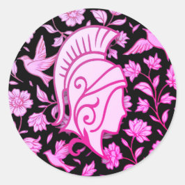 女子エレガント勇気シール ラウンドシール