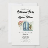 女子エレガント定年盆の旅 招待状 (裏面)