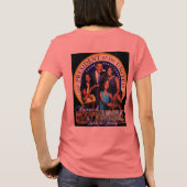女子オバマ大統領バラクTシャツ Tシャツ (裏面)