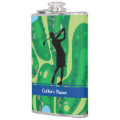 女子カスタマイズゴルフコースグラフィックフラスコ フラスク (左)