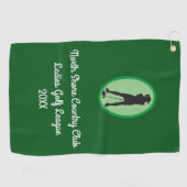 女子カスタマイズリーグゴルフタオル ゴルフタオル (横)