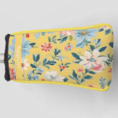 女子カスタムゴルファー向けの可愛いレトロ花贈り物 ゴルフヘッドカバー (正面)