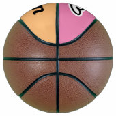 女子カスタム用バスケットボール誕生日ギフト バスケットボール (右)
