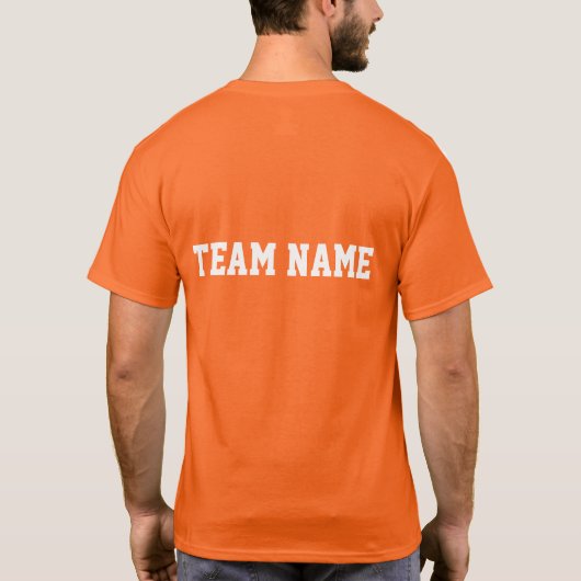 女子カスタム男子のためのテニスチームの服 Tシャツ (裏面)