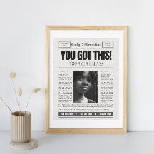 女子カスタム肯定新聞表紙