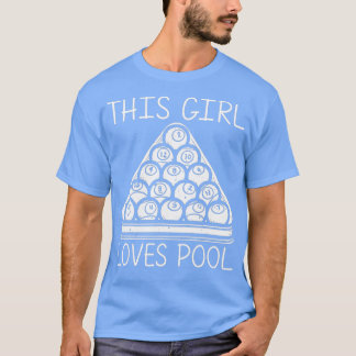 女子カッコいい女子プールデザイン選手Bili Tシャツ