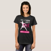 女子カッコいい選手用ソフトボール投手 Tシャツ (正面フル)