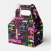 女子カラフル体操の用語集タイポグラフィ フェイバーボックス (裏面サイド)