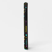 女子カラフル体操の用語集タイポグラフィ Case-Mate iPhoneケース (裏面/左)