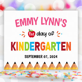 女子カラフル幼稚園の初日 ポスター