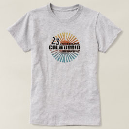 女子カリフォルニアサーフィン選手権Tシャツ Tシャツ