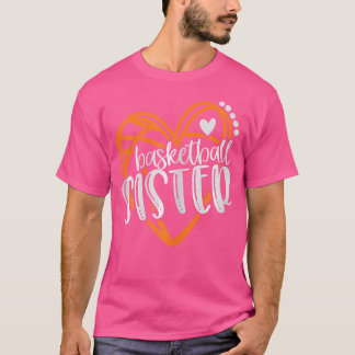 女子ガールズバスケットボールシスターハートTシャツディストリー Tシャツ