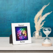 女子ギムナスト・バランス・ビパーソナライズされたーム フォトプラーク (インサイチュ)