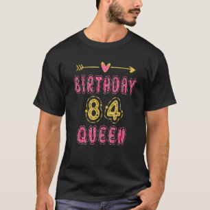 女子クイーン84誕生日アイディア84歳 Tシャツ