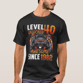 女子クラシック1982 40歳の誕生日40周年 – Tシャツ