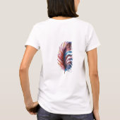 女子クラシックTシャツ Tシャツ (裏面)