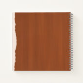 女子クリス感動的テやる気を起こさせるィスト ノートブック (裏面)