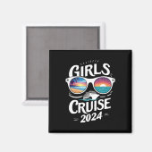 女子クルーズ旅行 2024 バケーションラバーズ マグネット (正面/裏面)
