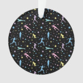 女子クロスカントリー、陸上競技、マラソンランナー オーナメント (正面)