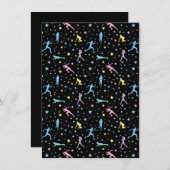 女子クロスカントリー、陸上競技、マラソンランナー シーズンカード (正面/裏面)