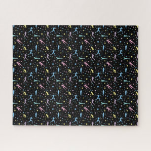 女子クロスカントリー、陸上競技、マラソンランナー ジグソーパズル