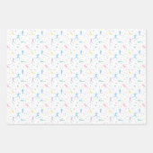 女子クロスカントリー、陸上競技、マラソンランナー ラッピングペーパーシート (正面2)