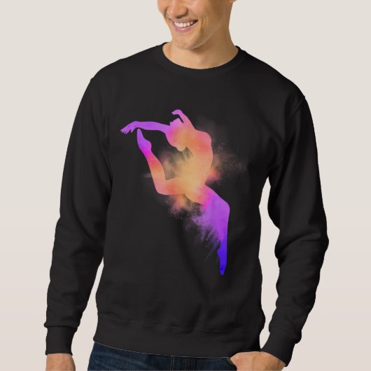 女子クール体操コーチDanc スウェットシャツ (正面)