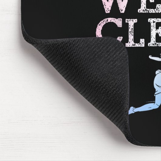 女子クール女子サッカー10代ののサッカー芸術 マウスパッド (コーナー)